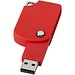 Swivel Square USB-Stick, rot, 2GB