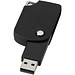 Swivel Square USB-Stick, schwarz, 2GB