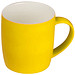 Tasse matt gummiert, 300 ml, gelb