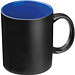 Tasse aussen schwarz, innen farbig, blau Tasse aussen schwarz, innen farbig, blau
