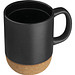 Tasse mit Korkbasis, schwarz Tasse mit Korkbasis, schwarz
