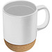 Tasse mit Korkbasis, weiss Tasse mit Korkbasis, weiss