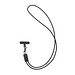 Terra 60Wduales Ladekabel aus RCS recyceltem PET mit Lanyard, grau, schwarz