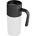 Thermobecher mit Edelstahlummantelung, 350 ml, weiss Thermobecher mit Edelstahlummantelung, 350 ml, weiss