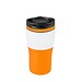 Thermobecher RETUMBLER-BAYAMO MEZZO CORPORATE, weiß/orange