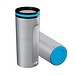 Thermobecher RETUMBLER-mySTEELONE, silber/hellblau