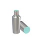 Thermotrinkflasche RETUMBLER-myDRINQEO 500, silber/mint