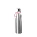 Thermotrinkflasche RETUMBLER-NIZZA, silber, Ring rosa