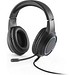 Thorne Headset RGB. Gaming-Kopfhörer mit 2 m Kabel, Mikrofon und RGB-LED-Leuchten aus ABS, Schwarz