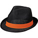 Trilby Set, schwarz,orange Trilby Set, schwarz,orange