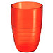Trinkbecher Rip, 400 ml, trend-rot PS Trinkbecher Rip, 400 ml, trend-rot PS