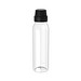 Trinkflasche Active School, 650 ml, transparent/schwarz