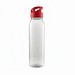 Trinkflasche Active Wave, 650 ml, transparent/rot