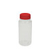 Trinkflasche Refresh, 400 ml, transparent/rot