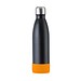 Trinkflasche RETUMBLER-myTOULON, schwarz, Sleeve orange