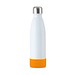 Trinkflasche RETUMBLER-myTOULON, weiß, Sleeve orange