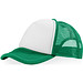 Trucker Kappe mit 5 Segmenten, grün,weiss Trucker Kappe mit 5 Segmenten, grün,weiss