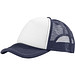 Trucker Kappe mit 5 Segmenten, navy/weiss