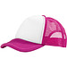 Trucker Kappe mit 5 Segmenten, rosa,weiss Trucker Kappe mit 5 Segmenten, rosa,weiss