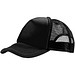 Trucker Kappe mit 5 Segmenten, schwarz Trucker Kappe mit 5 Segmenten, schwarz