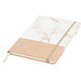 Two Tone DIN A5 Marmor Notizbuch, braun Two Tone DIN A5 Marmor Notizbuch, braun