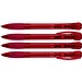uma® FANTASY transparent Druckkugelschreiber, rot