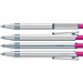uma® RECYCLED PET PEN ALUMA transparent Druckkugelschreiber, magenta