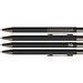 uma® STRAIGHT GUM RECY Druckkugelschreiber, schwarz