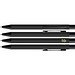 uma® STRAIGHT M GUM RECY Druckkugelschreiber, schwarz
