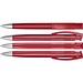 uma® TRINITY transparent SI Druckkugelschreiber, rot