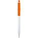 Unica Kugelschreiber aus recyceltem Kunststoff (schwarze Mine), orange