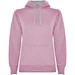 Urban Kapuzenpullover für Damen, hellrosa, 2XL