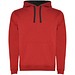 Urban Kapuzenpullover für Herren, rot/schwarz, L