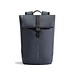 Urban wasserabweisender Flap-Top Rucksack, navy blau, schwarz