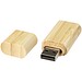 USB-Stick 2.0 aus Bambus mit Schlüsselanhänger, natural, 8GB