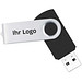 USB-Stick in Kunststoffbox, 8 GB, schwarz USB-Stick in Kunststoffbox, 8 GB, schwarz