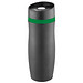 METMAXX® Vakuum-Thermobecher CremaExtensaNero 400 ml, schwarz/grün