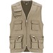 Venera Arbeitsweste mit V-Ausschnitt und mehreren Taschen, 200 g/m2, dunkelsand, XL