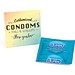 Verpacktes Werbekondom DUREX, mehrfarbig