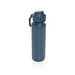 Via RCS Re-Steel Sportflasche mit Verschluss, 600ml, navy blau