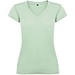 Victoria T-Shirt mit V-Ausschnitt für Damen, Mist Green, L