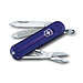 VICTORINOX Taschenmesser Classic SD, 7 Funktionen, dunkelblau-transparent