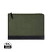 VINGA Marlow 16 Zoll Laptop Sleeve aus RCS recyceltem Polyester, grün, schwarz