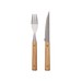 VINGA Paso 8-teiliges Grill-Besteck-Set, braun