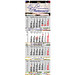 Block-Wandkalender mit Wire-O-Bindung 2021, 4 Block Kalender Block-Wandkalender mit Wire-O-Bindung 2021, 4 Block Kalender