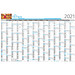 geiger notes Wandplaner Horizont Bestseller, M, blau geiger notes Wandplaner Horizont Bestseller, M, blau