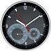 Wanduhr mit Hygro - und Thermometer, schwarz Wanduhr mit Hygro - und Thermometer, schwarz