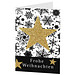Grußkarte Weihnachten, Motiv Goldstern, Danke an Mitarbeiter