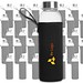 Werbe-Sparset Trinkflasche Klagenfurt, 50-tlg, inkl. Druck, schwarz