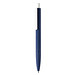 XD COLLECTION Druckkugelschreiber X3 mit Smooth-Touch, blaue Mine, dunkelblau/weiß XD COLLECTION Druckkugelschreiber X3 mit Smooth-Touch, blaue Mine, dunkelblau/weiß